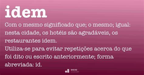 Idem .